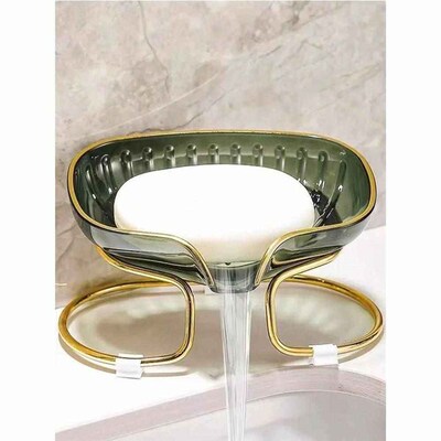 Bathroom Soap Dish Light Luxury Toilet Shower Soap Holder wi