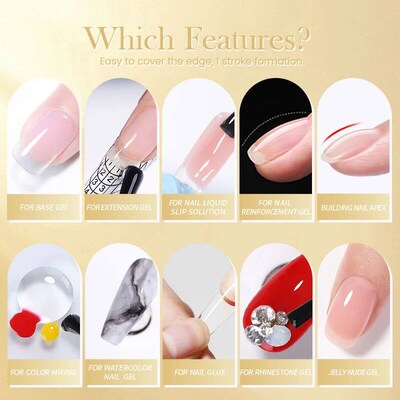 BORN PRETTY 250g 10 IN 1 Glue Gel Nail Polish Keep Nail C Ar