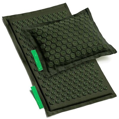 Lotus Spike Acupressure Mat Cushion Nature Linen Coconut Pal