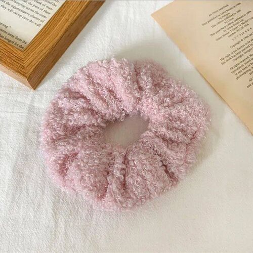 New Furry Winter Warm Soft Hair Scrunchies Warm Elastic Hair