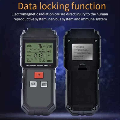 RZ825 Electromagnetic Field Radiation Tester EMF Meter Count