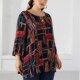 2021 Sle Plus Quarter Three Autumn Women Blouse Size 5XL 4XL