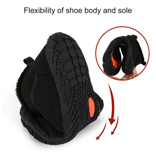 Women Men Winter Booties High-Top Barefoot kking Mountain Bo