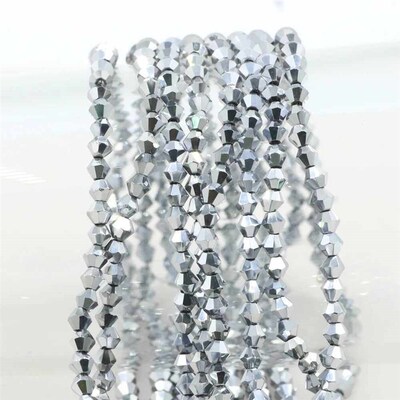 2 3 4 6 8mm Czech Glass Bicone Beads Crafts Material Faceted