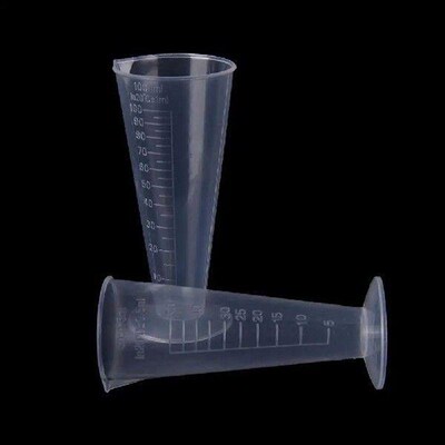 Plastic Measuring Cup 50 ml / 100mL Jug Pour Spout Surface
