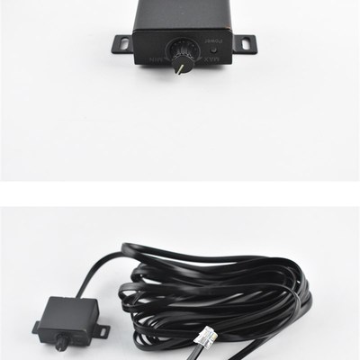 汽车功放音量调节器 汽车音响功放线控器 车载功放线控调音器5米