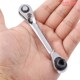 Socket 4inch Rod Wrench Ratchet Quick Ended Double Mini