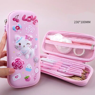 3D EVA cute pencil case boy astronaut pencil bag school supp