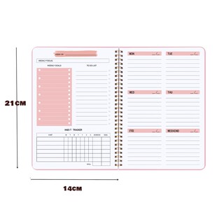 2023 A5 Agenda Planner Notebook Kawaii Diary Journals Weekly