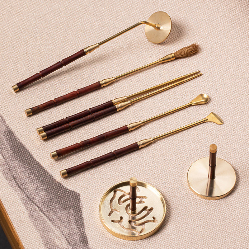 酸枝红木香道装铜工具香篆檀香粉沉香粉古法制香复古打香篆用品,家居饰品,香薰炉,淘宝优惠券,粉丝福利购,淘宝优惠卷