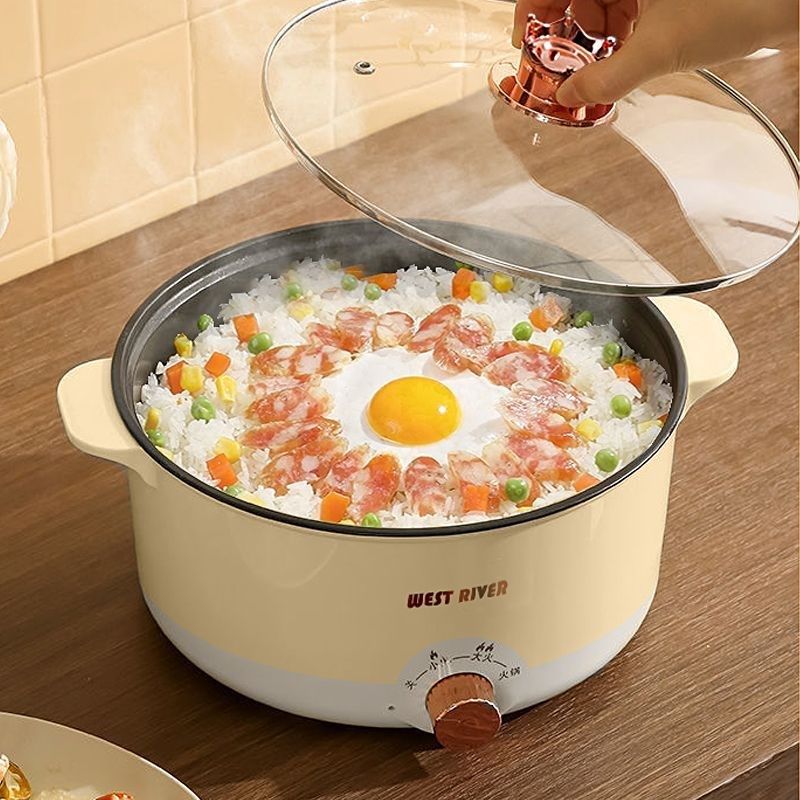 德国家用大容量电火锅一体炒菜电炒锅多功能料理锅煎炒不粘电煮锅,厨房电器,电煮锅,淘宝优惠券,粉丝福利购,淘宝优惠卷