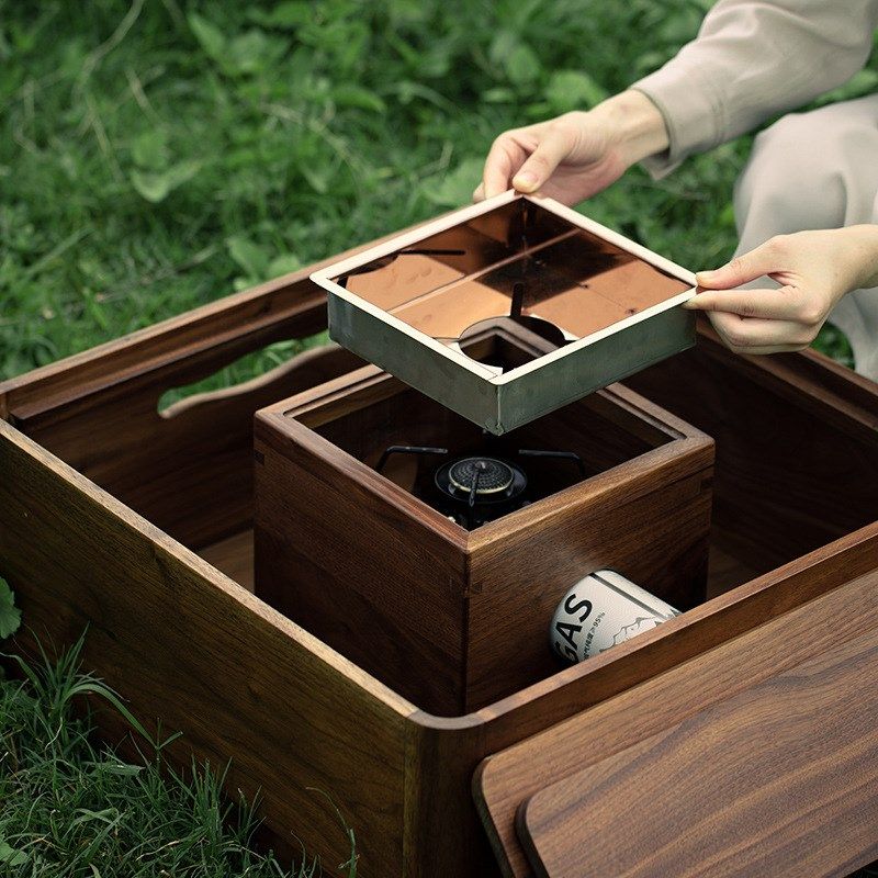 子墨胡桃木围炉煮茶茶桌茶台炭炉烤火炉中式取暖家 用炭炉桌,住宅家具,家用茶台/茶桌,淘宝优惠券,粉丝福利购,淘宝优惠卷