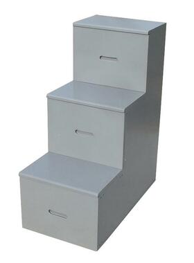 简易子实木梯木纳楼木梯实木梯凳两用带AL100481抽屉收梯柜抽屉床