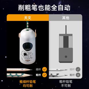 员天文宇8188航大孔径全自动削笔器小生学儿童粗铅笔电卷笔刀动81