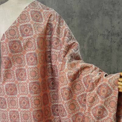 新中式仿年宋锦织金提面国风旗JY-A1-49袍马料甲拜服花色织布