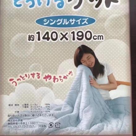 日单绉布夏凉被 单人被子纯棉春秋被外贸全棉盖被薄被