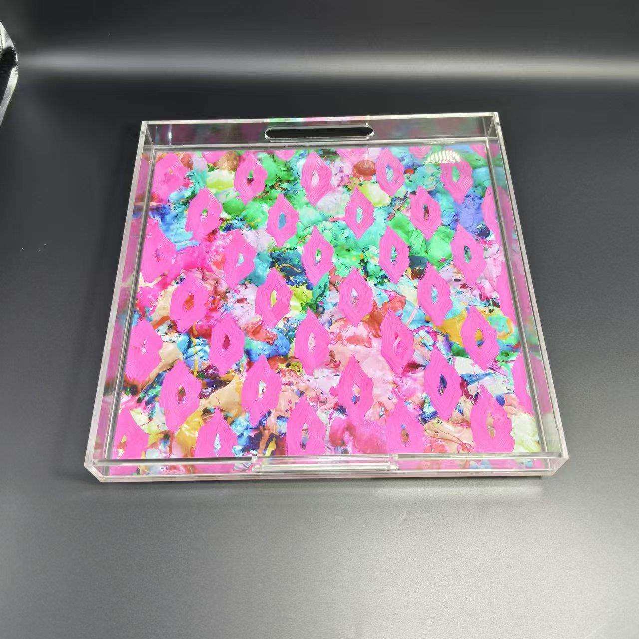 UV打印亚克力盒 彩色墙面亚克力盒 彩色挂壁亚克力五面盒 双,鲜花速递/花卉仿真/绿植园艺,割草机/草坪机,淘宝优惠券,粉丝福利购,淘宝优惠卷