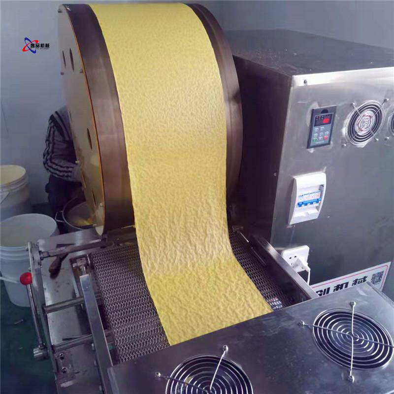 食品机械小型春卷皮机全自动荷叶饼机方形蛋皮机小额投资