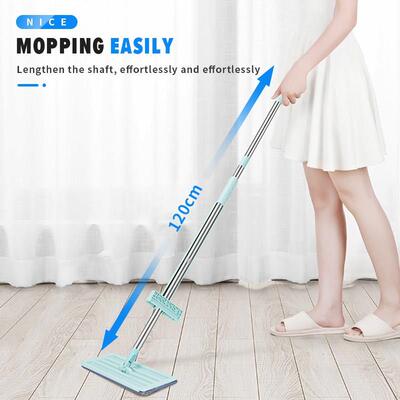 Flat Mops Free Hand Washing Magic Cleaner Self-wring Mop Squ