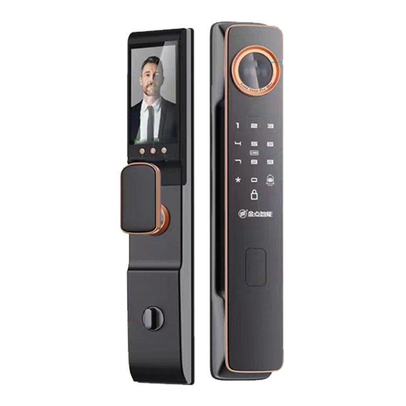 金点原子K9 por监控智能云锁防盗指纹锁人脸锁刷卡监控智能防盗锁