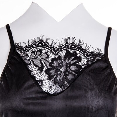 Ladies Women Shorts Sets Satin Lace Sleepwear Lingerie 2pcs