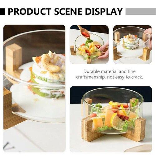 Fruit Salad Bowl Clear Mixing Bowls Home High Borosilicate