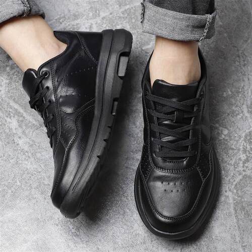 Men Buine Leather Shoe Soft Moccain Shoe Comfortable Caual