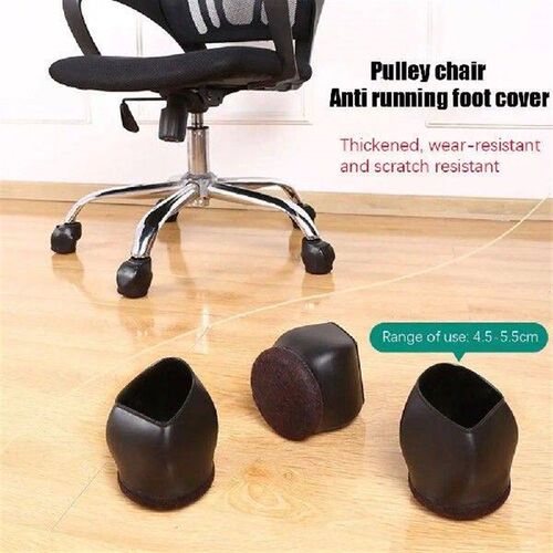Anti-slip Foot Pad Feet Pads Pulley Chair Foot Cover