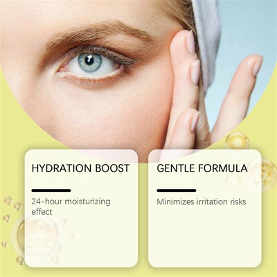 HOYGI Retinol Eye Cream, gently nourishes and moisturizes th