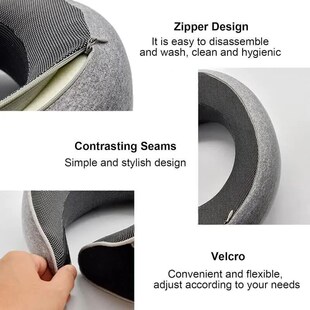 Travel Neck Pillow Memory Foam U-shaped Pillow Snail Style T