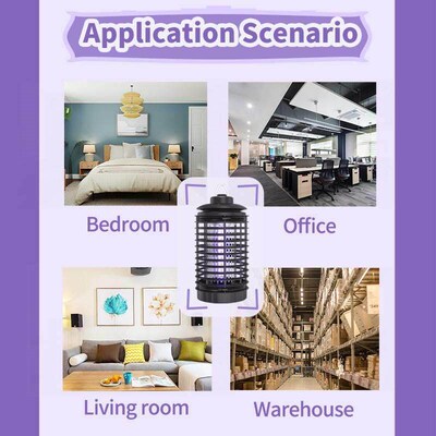 Source LED Mosquito Lamp Electric Shock Mosquito Lamp Home R