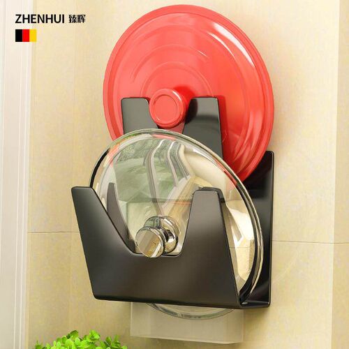 spice rack Kitchen shelf wall hanger hole free storage rack