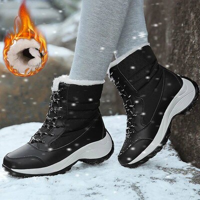 Snow Boot Women New Ladie Shoe Platform Shoe Woman Flat Keep