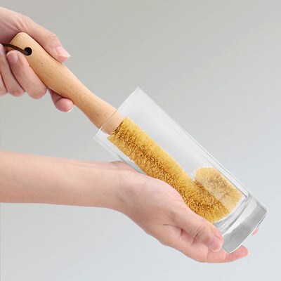 Coconut fiber Brown Brush Kitchen Cleaning Brush Natural Coi
