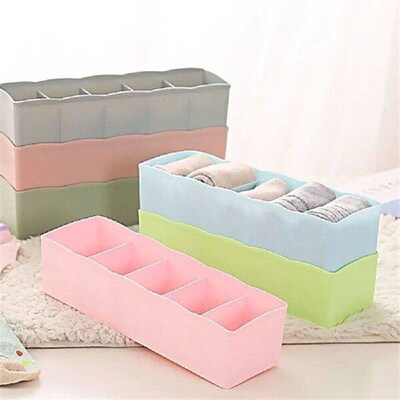 Useful PP Sundries Storage Box Storage Container Five Grid