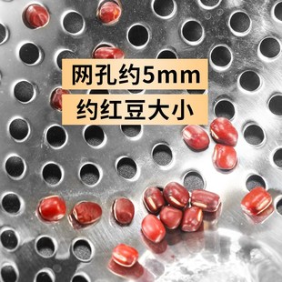 不锈钢油炸漏网商用捞勺厨师油鼓漏过滤网网筛过油大号大漏勺加厚