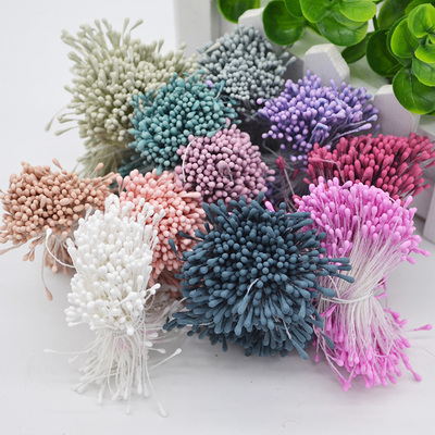 400/800/4000pcs 1.5mm Mini Pearl Flower Stamen Pistil Double