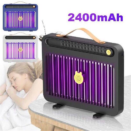 Electric Bug Zapper Light Rechargeable Mosquito Killer Lamp