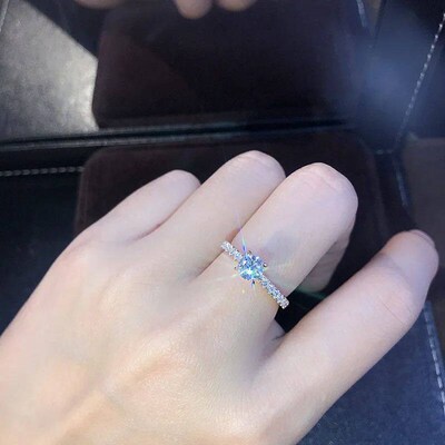 Hot Selling rendy Claws Design Crystal Zircon Engagement Rin