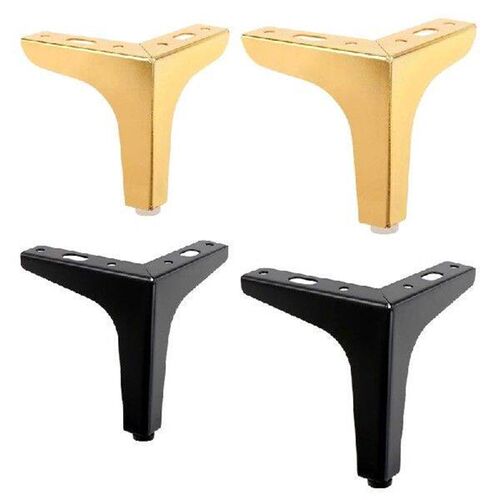 4 Pcs Table Feet Iron Furniture Legs Strong Load-bearing