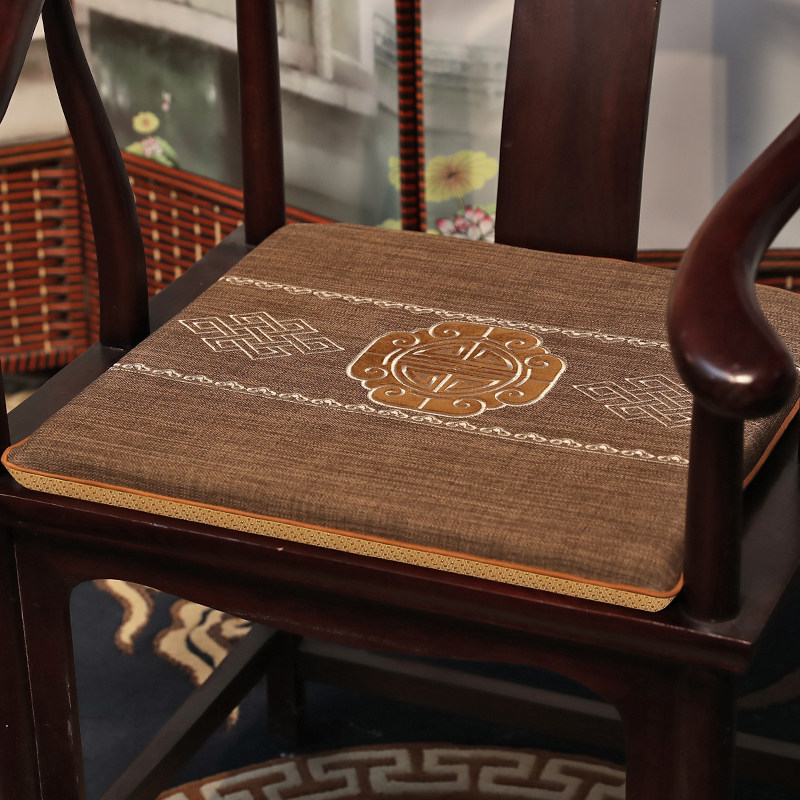 中式椅垫实木餐桌餐椅太师椅圈椅垫茶椅棉麻红木沙发椅子坐垫定制,居家布艺,椅垫,淘宝优惠券,粉丝福利购,淘宝优惠卷