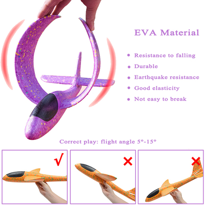48cm Large EVA Foam Aircraft Toy Hand Throw Flight Glider Ai