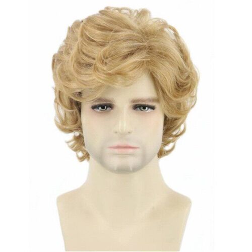 Factory In Stock Mens Short Curly Hair Wool Curly Mens Hai