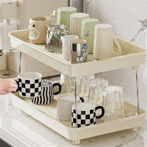 Large Capacity Desktop Shelf Office Home Cup Holder with