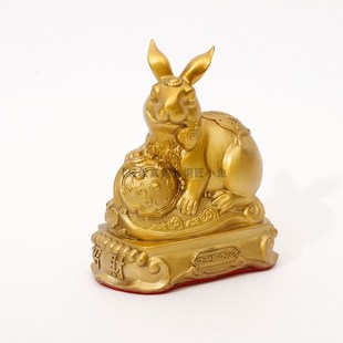 纯黄铜生肖摆件属鼠牛虎兔龙蛇马羊猴鸡猪狗十二生肖属相铜工艺品