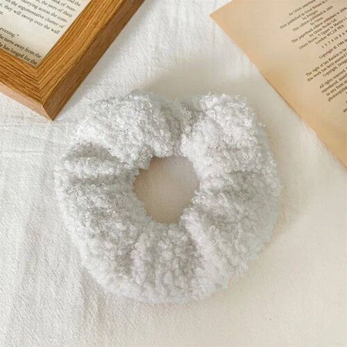 New Furry Winter Warm Soft Hair Scrunchies Warm Elastic Hair