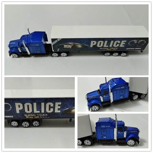 1 Pcs Sliding Alloy Truck Model Diecast Car Toy Container Oi