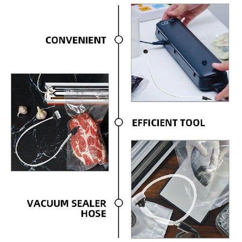 2pcs Vacuum Sealer Hose Vacuum Sealing Machine Hose Vacuum