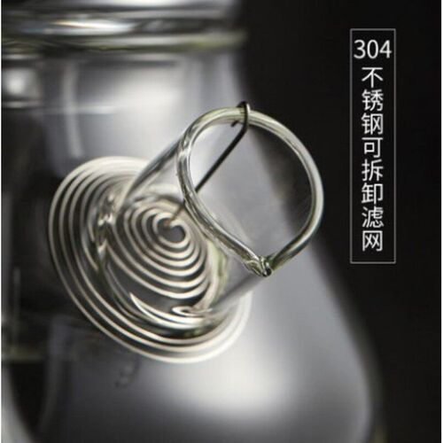 Heat-resistant Thickened Glass Steaming Teapot Household Lar