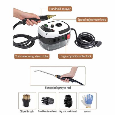 Steam Cleaner Handheld Steam Cleaner 1500W High Power 6 Spee